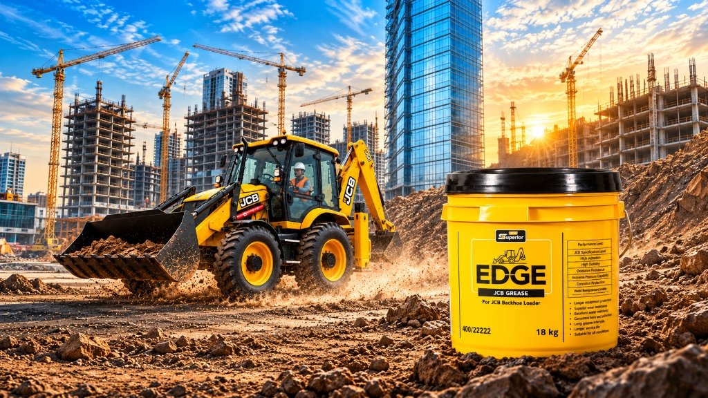 JCB Edge Special Grease 18kg and Backhoe Loader