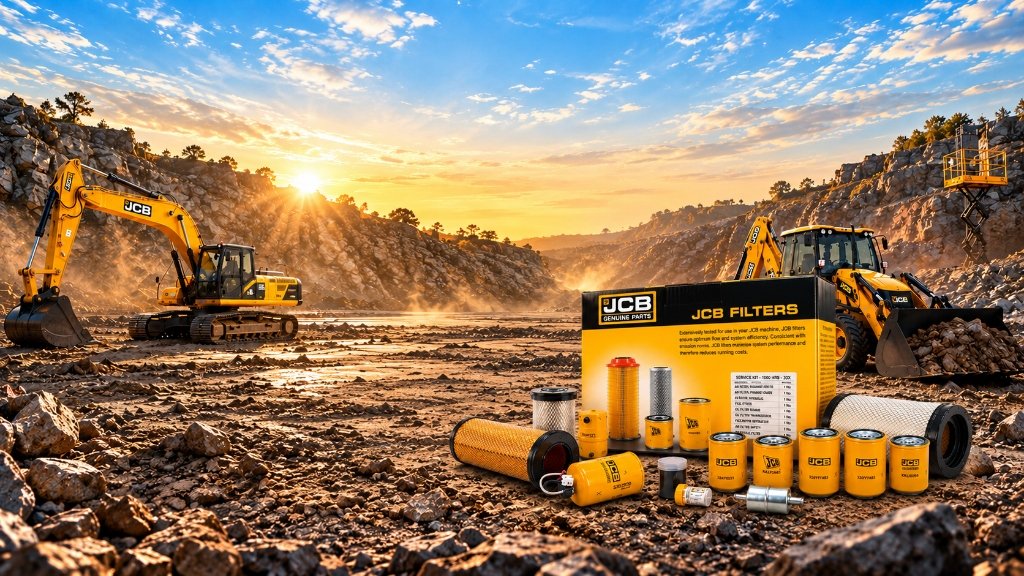 JCB Genuine Filters Service Kit and Heavy Excavator